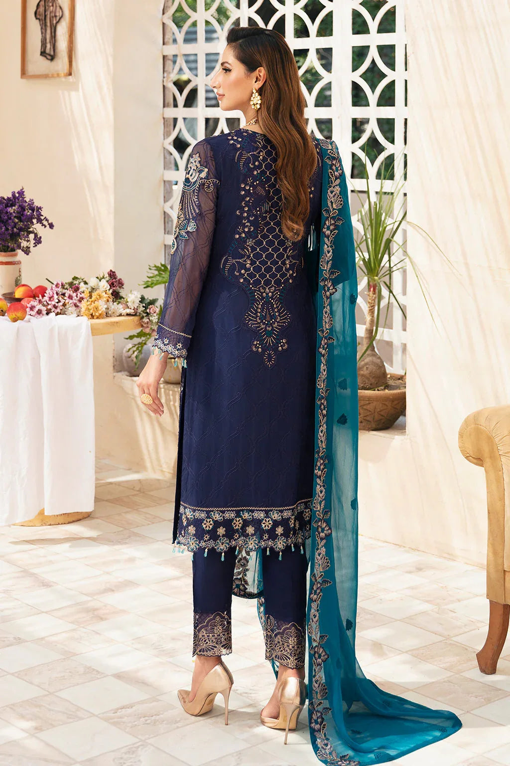 Ramsha | Chevron Chiffon Collection | A-903 - Rang-e-Khaas