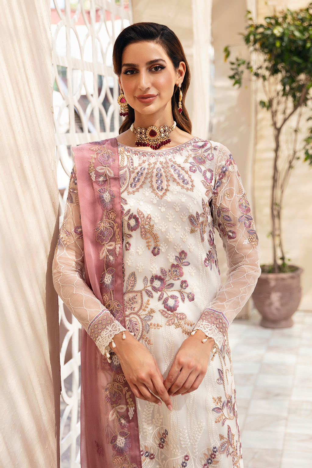 Ramsha | Chevron Chiffon Collection | A-902