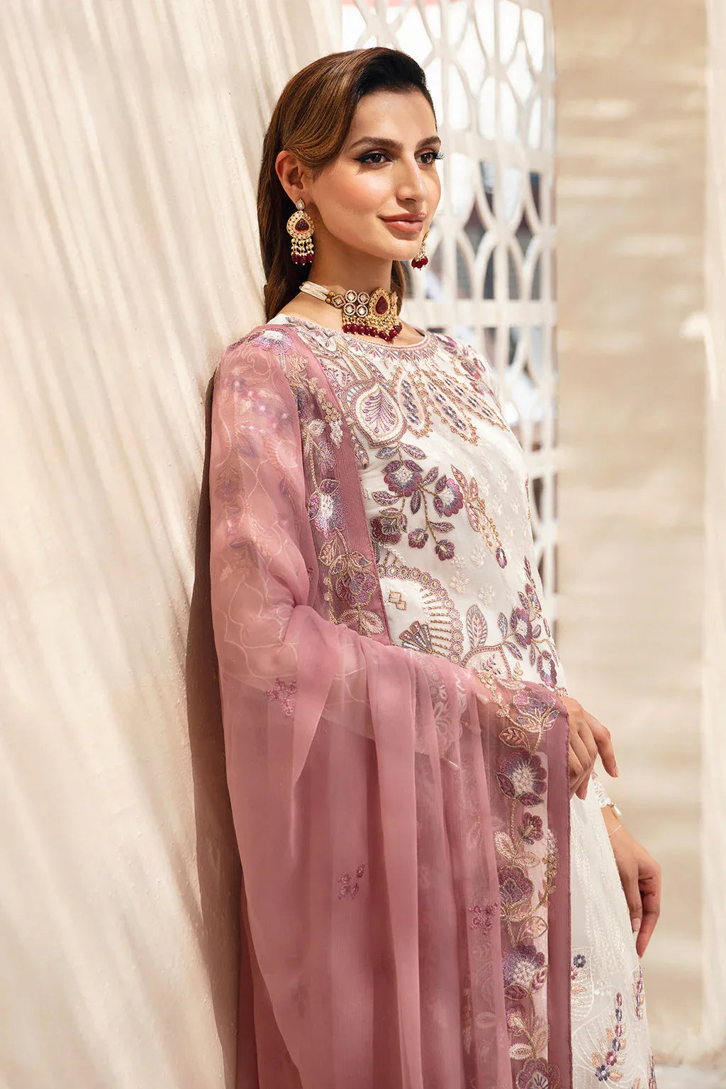 Ramsha | Chevron Chiffon Collection | A-902 - Rang-e-Khaas