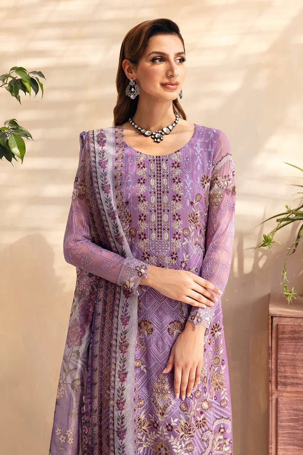 Ramsha | Chevron Chiffon Collection | A-906 - Rang-e-Khaas