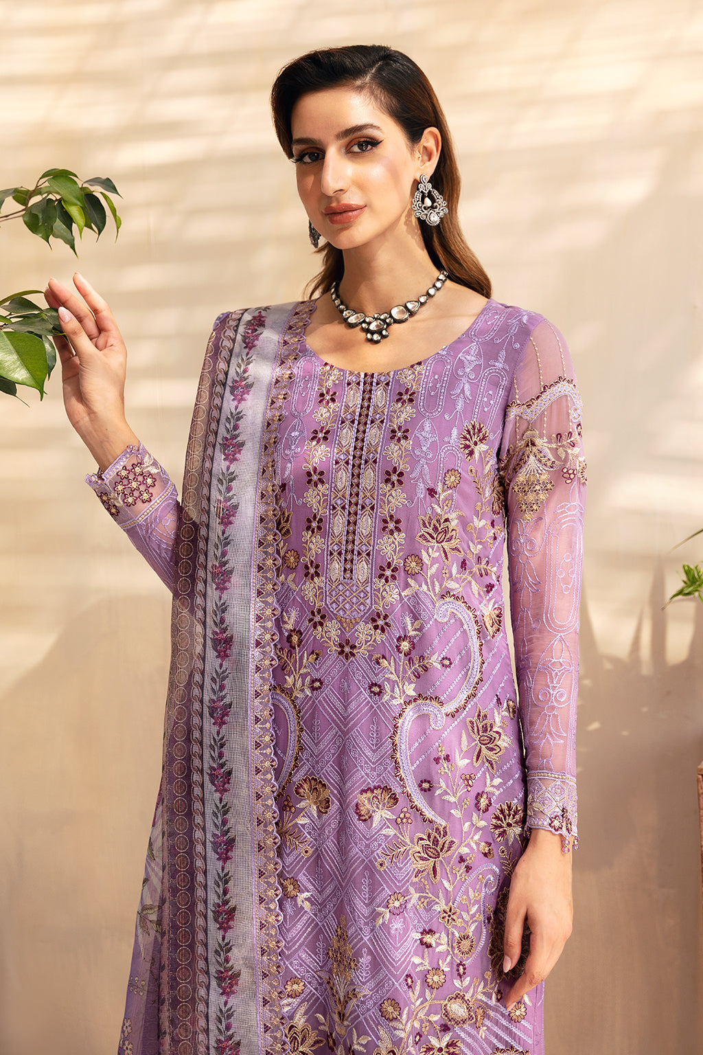 Ramsha | Chevron Chiffon Collection | A-906