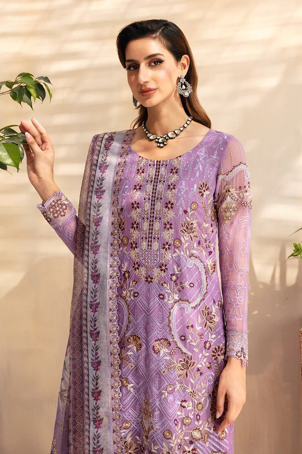Ramsha | Chevron Chiffon Collection | A-906 - Rang-e-Khaas