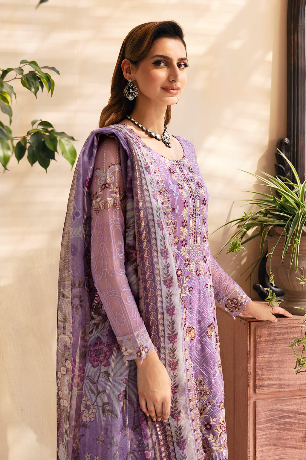 Ramsha | Chevron Chiffon Collection | A-906