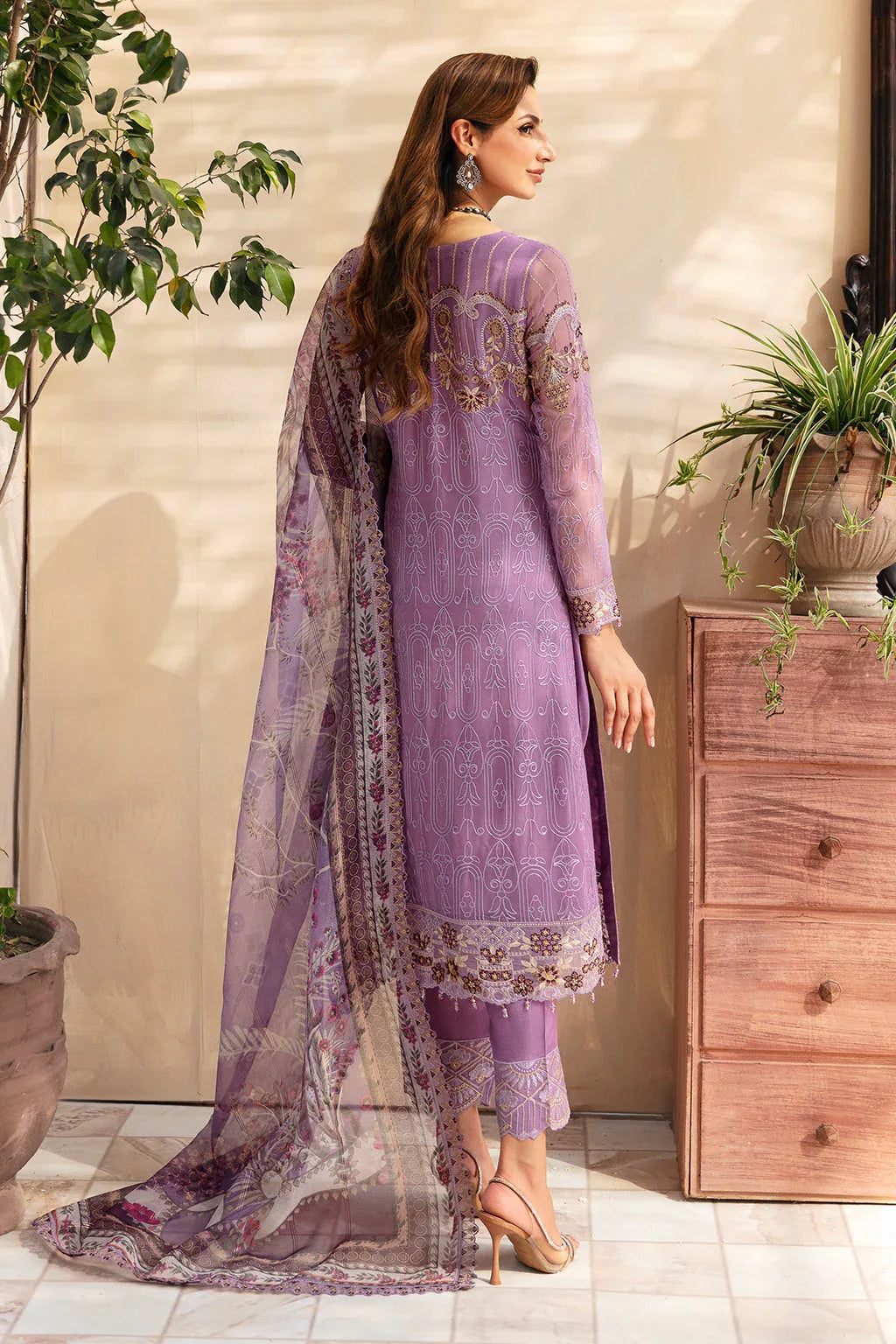 Ramsha | Chevron Chiffon Collection | A-906 - Rang-e-Khaas