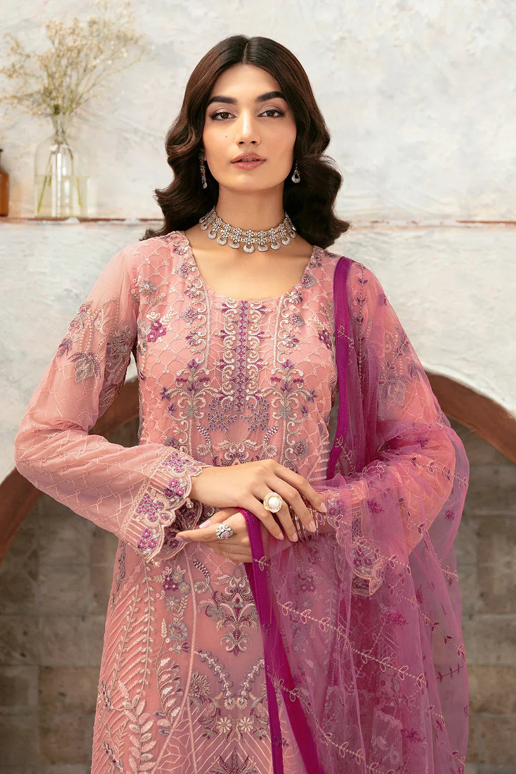 Ramsha | Rangoon Chiffon Collection 24 | D-1201 - Rang-e-Khaas