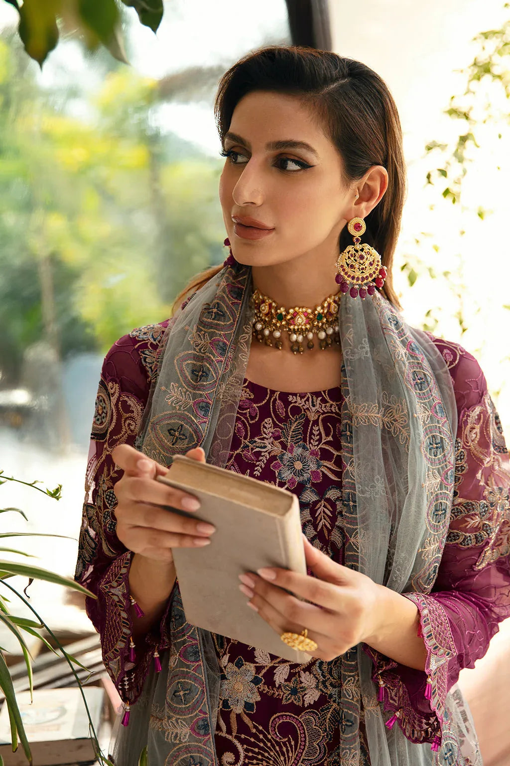 Ramsha | Chevron Chiffon Collection | A-911 - Rang-e-Khaas