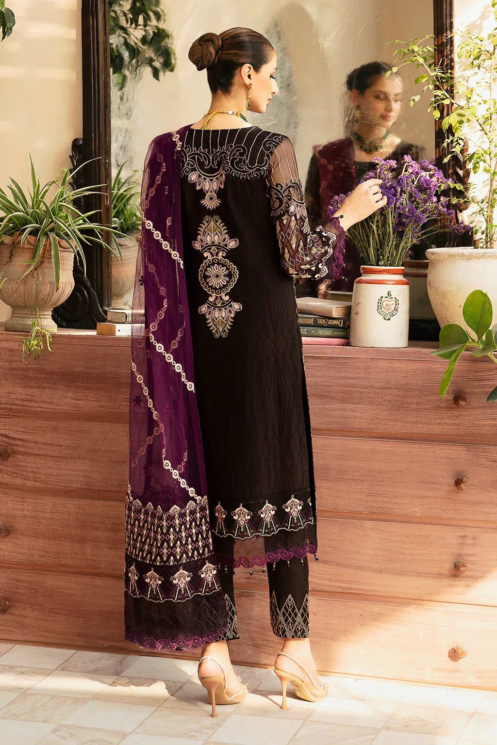 Ramsha | Chevron Chiffon Collection | A-905 - Rang-e-Khaas