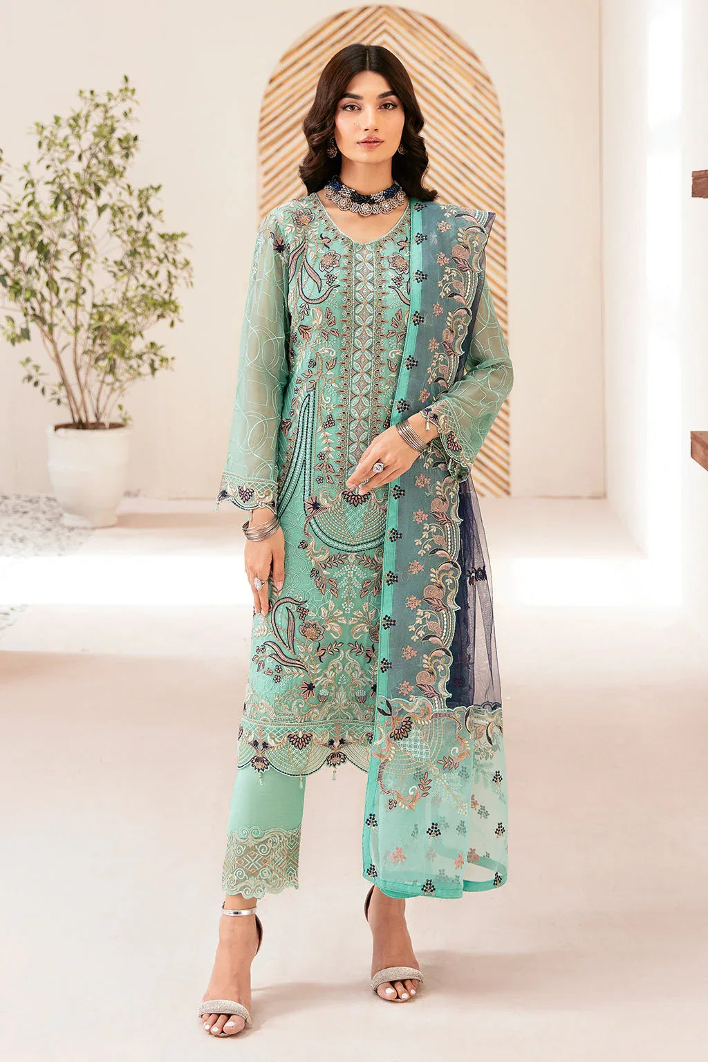 Ramsha | Rangoon Chiffon Collection 24 | D-1207 - Rang-e-Khaas
