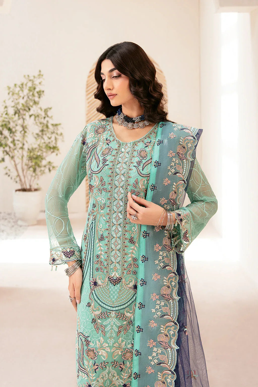 Ramsha | Rangoon Chiffon Collection 24 | D-1207 - Rang-e-Khaas