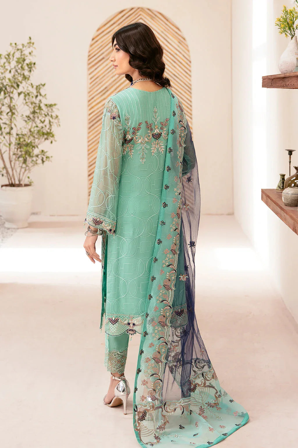 Ramsha | Rangoon Chiffon Collection 24 | D-1207 - Rang-e-Khaas