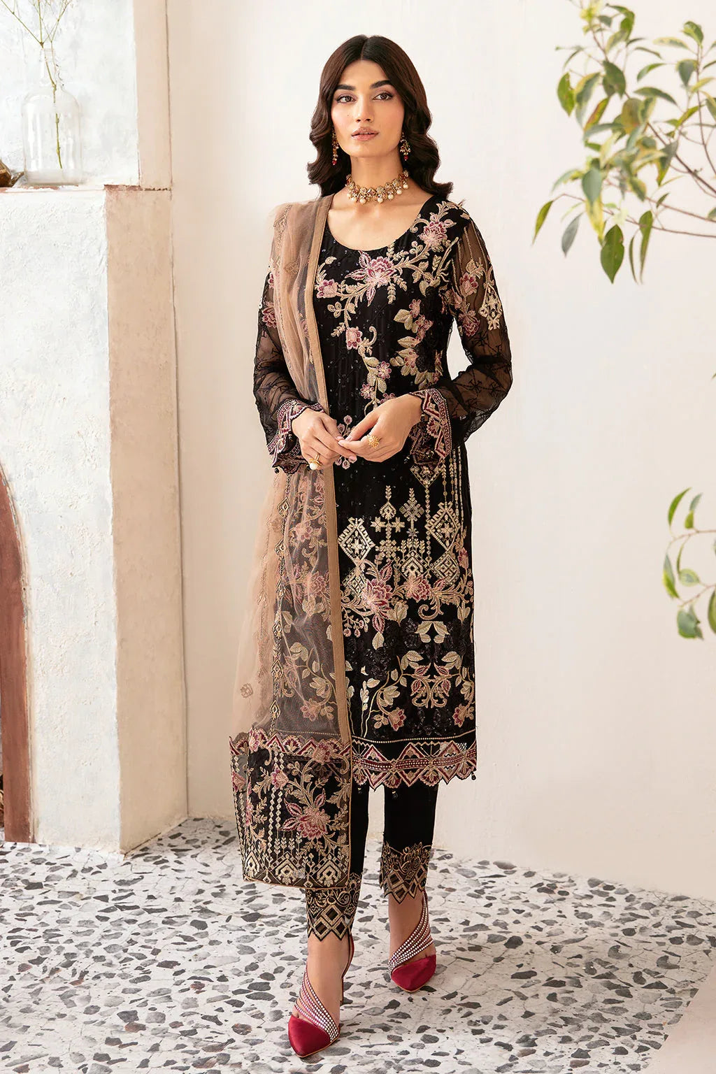 Ramsha | Rangoon Chiffon Collection 24 | D-1204 - Rang-e-Khaas