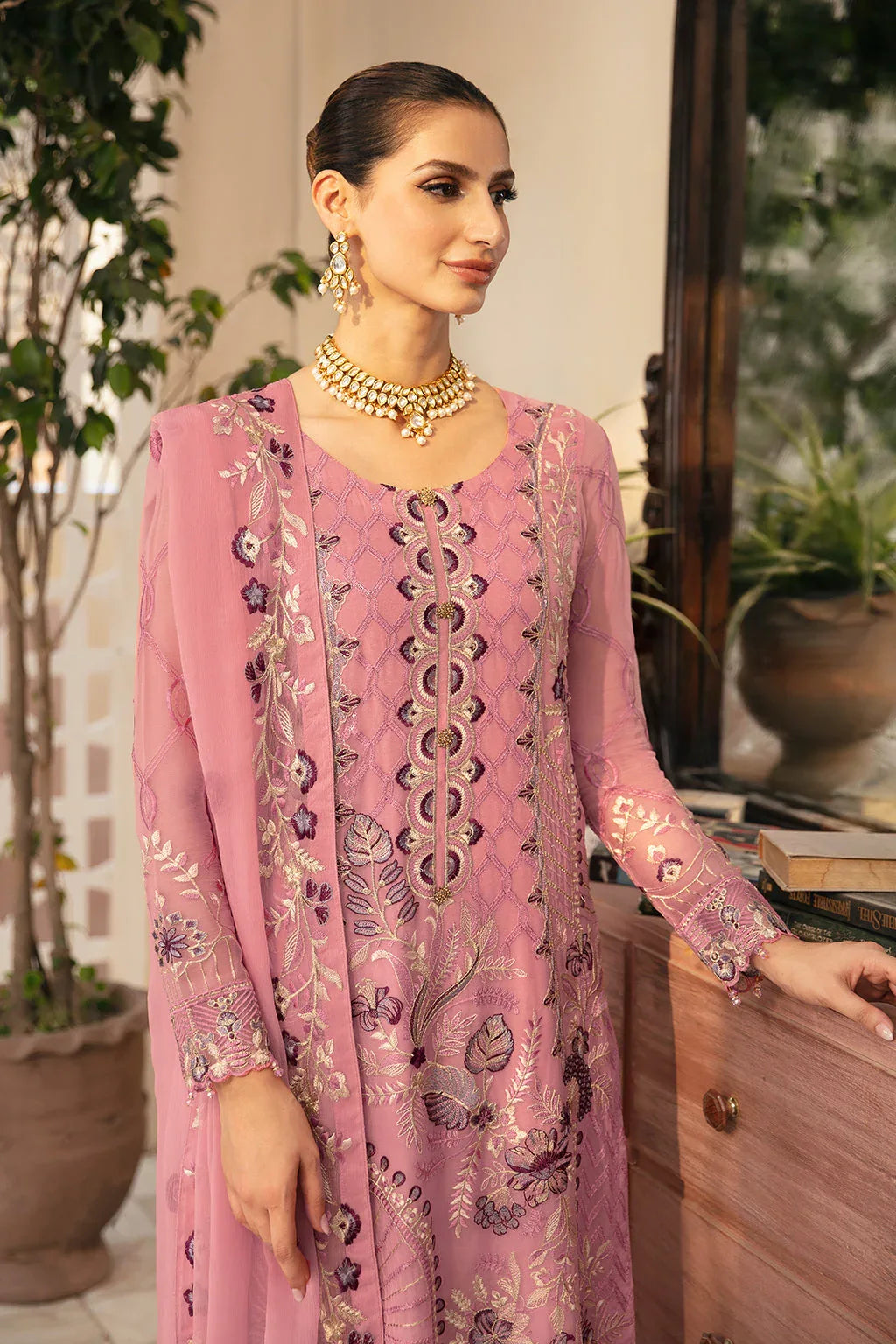 Ramsha | Chevron Chiffon Collection | A-909 - Rang-e-Khaas