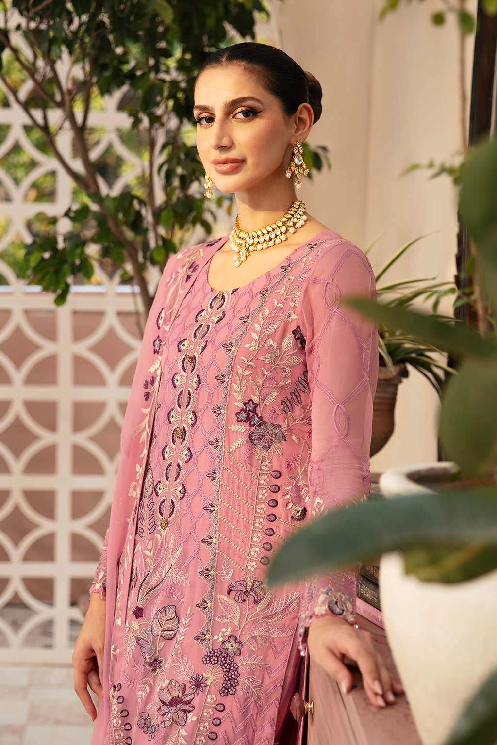 Ramsha | Chevron Chiffon Collection | A-909