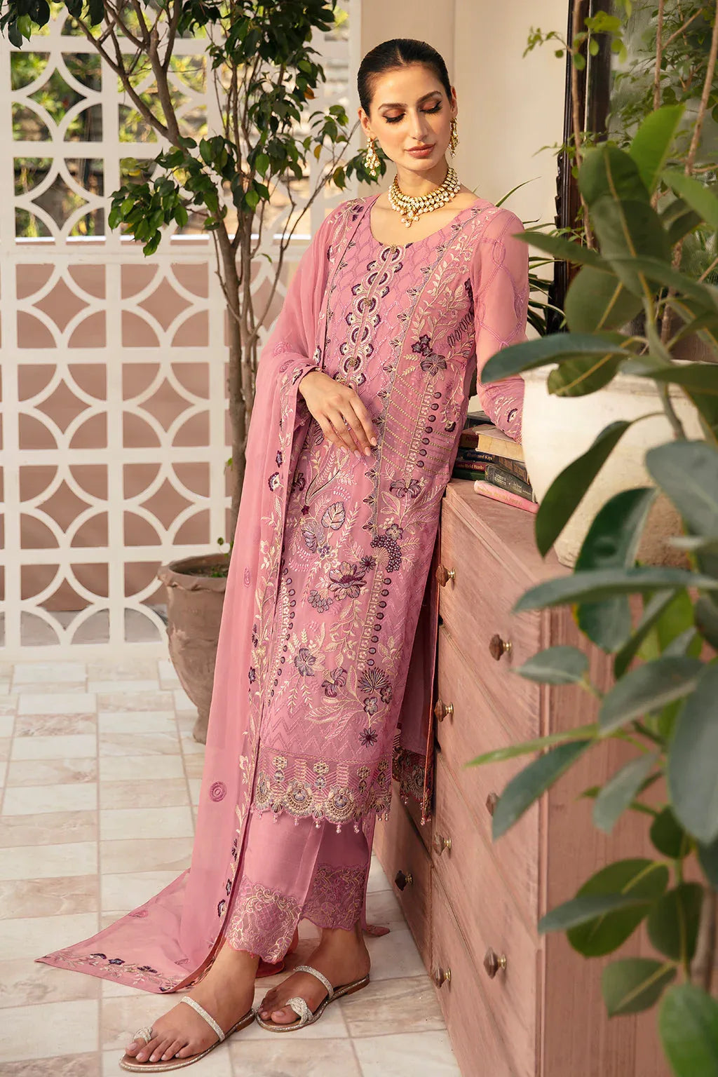 Ramsha | Chevron Chiffon Collection | A-909 - Rang-e-Khaas