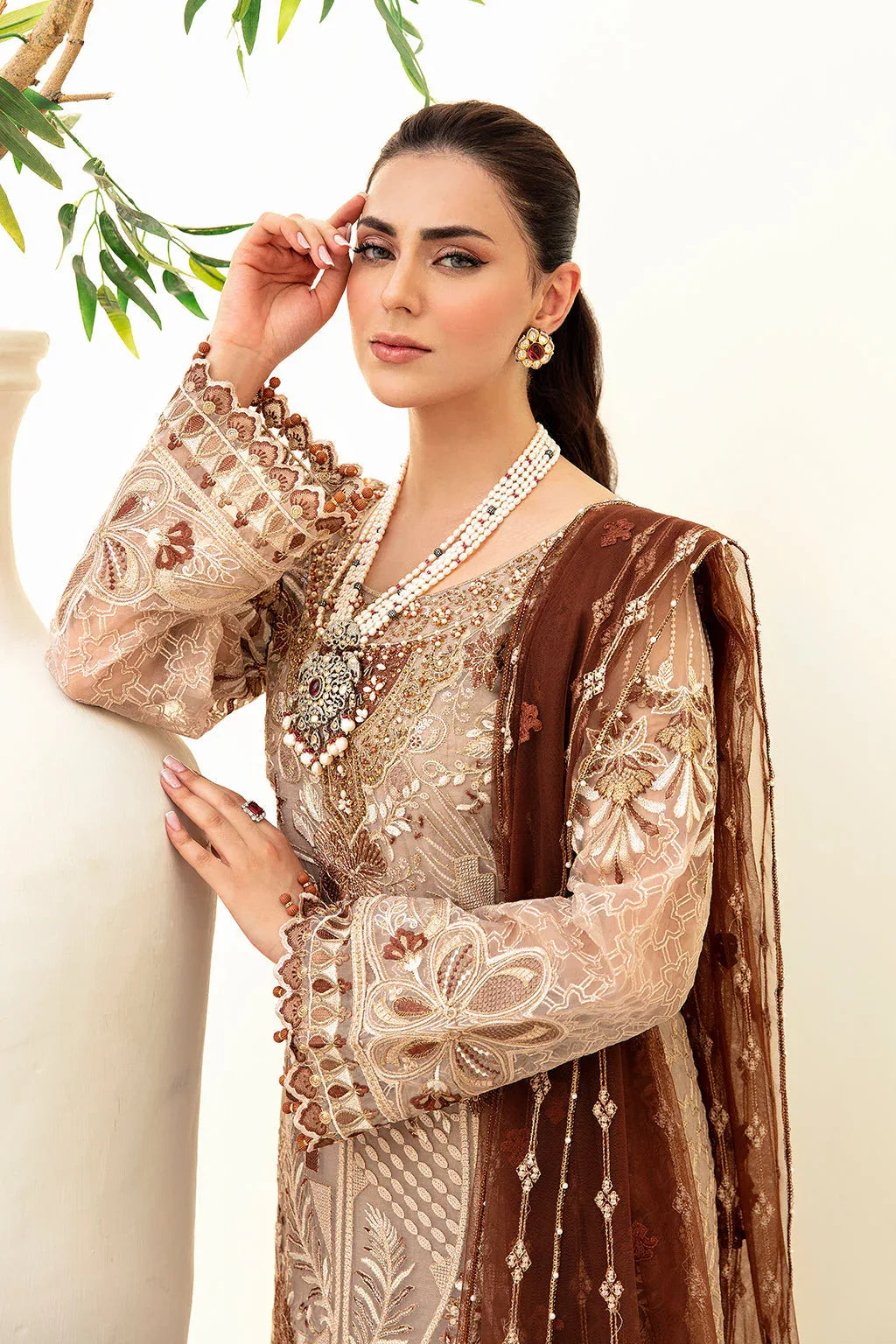 Ramsha | Minhal Organza Collection | M-904 - Rang-e-Khaas