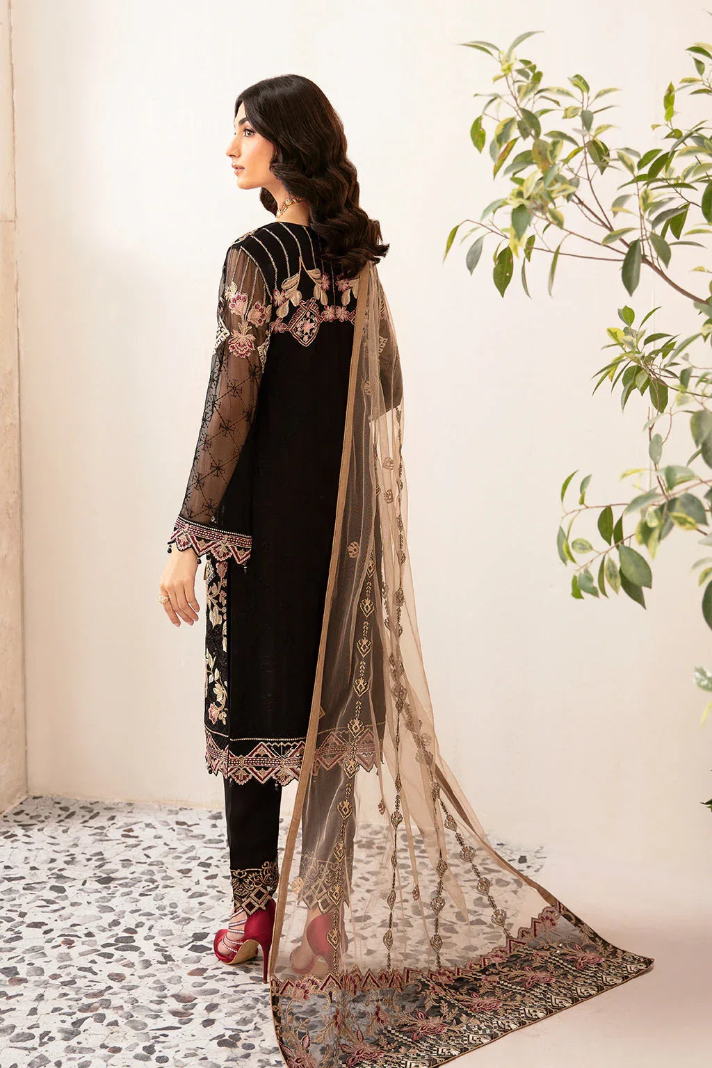 Ramsha | Rangoon Chiffon Collection 24 | D-1204 - Rang-e-Khaas