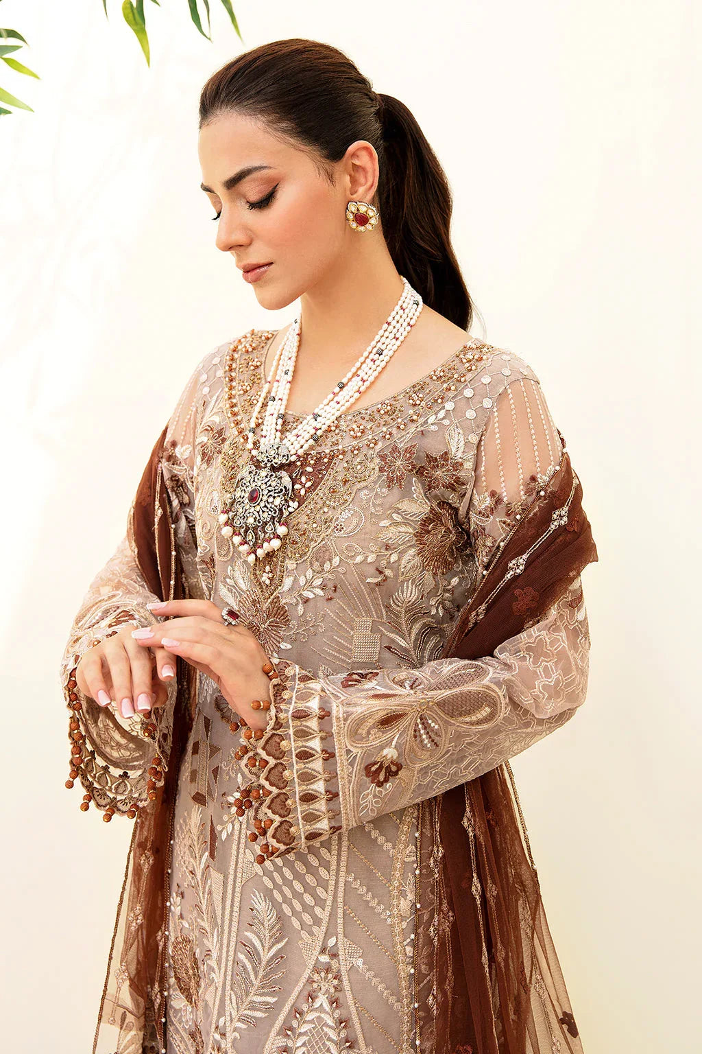 Ramsha | Minhal Organza Collection | M-904 - Rang-e-Khaas