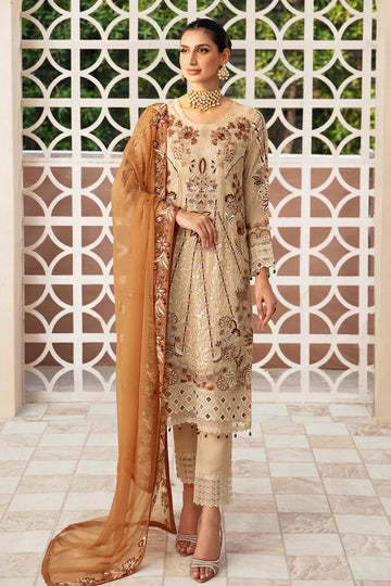 Ramsha | Chevron Chiffon Collection | A-912 - Rang-e-Khaas