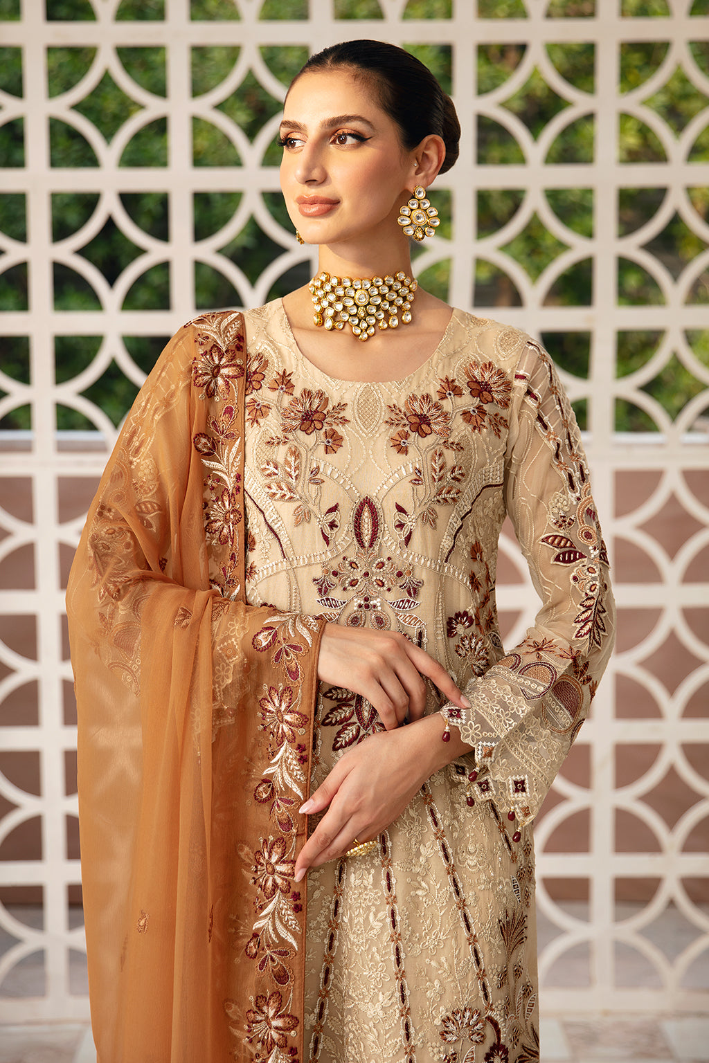 Ramsha | Chevron Chiffon Collection | A-912