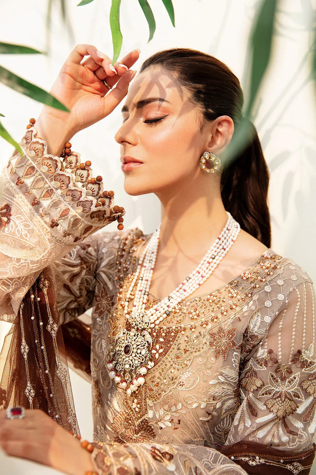 Ramsha | Minhal Organza Collection | M-904 - Rang-e-Khaas