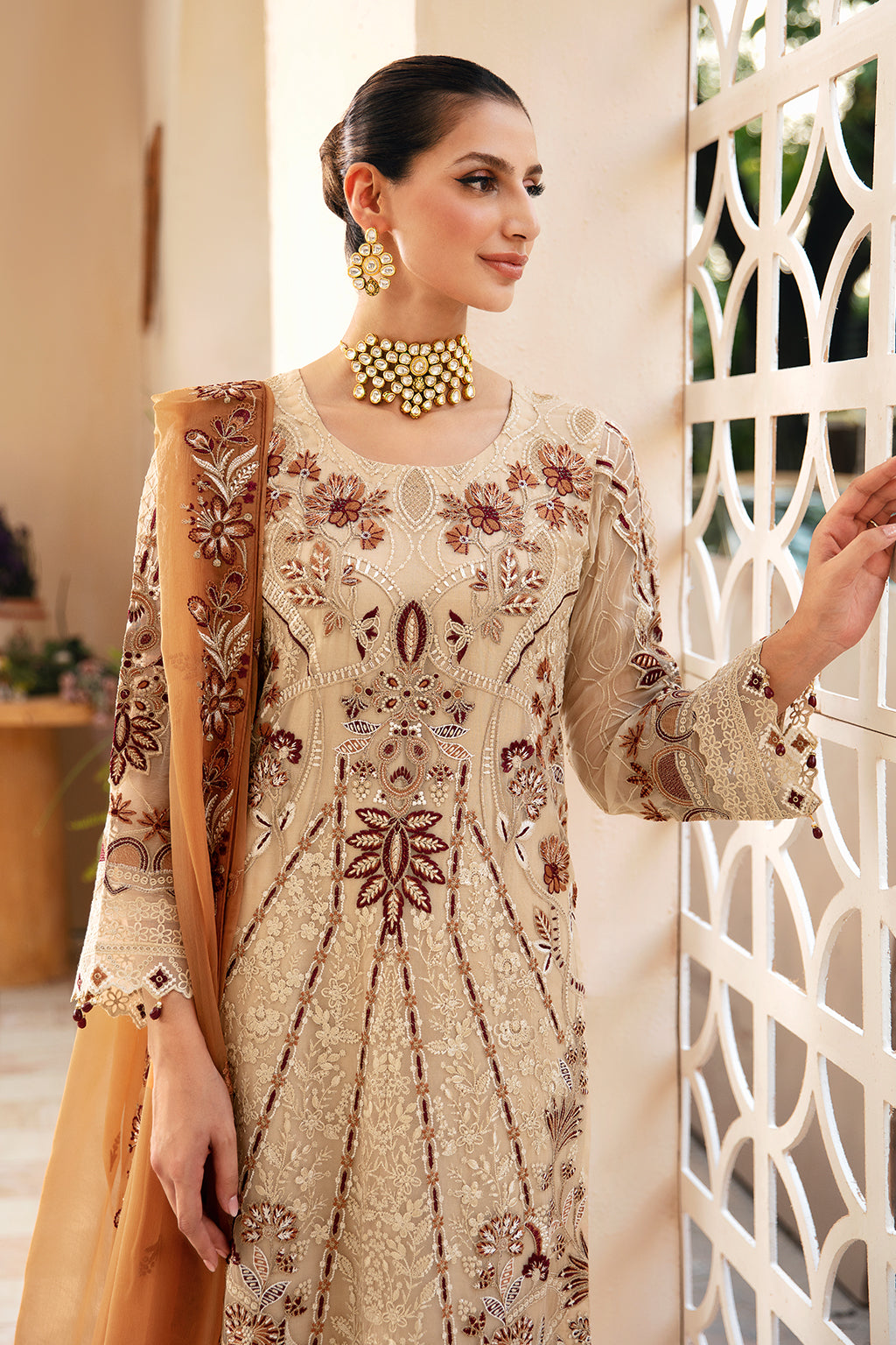 Ramsha | Chevron Chiffon Collection | A-912