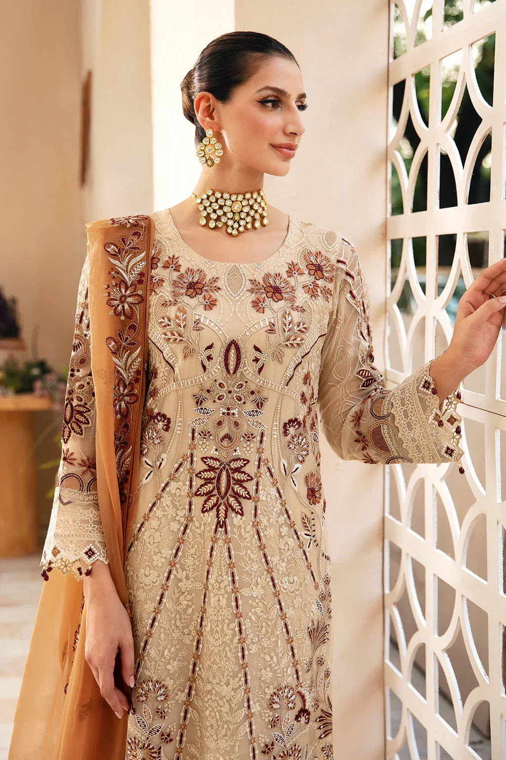 Ramsha | Chevron Chiffon Collection | A-912 - Rang-e-Khaas