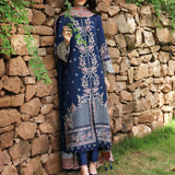 Qalamkar | Qlinekari Linen Collection | LM-06 CADHLA