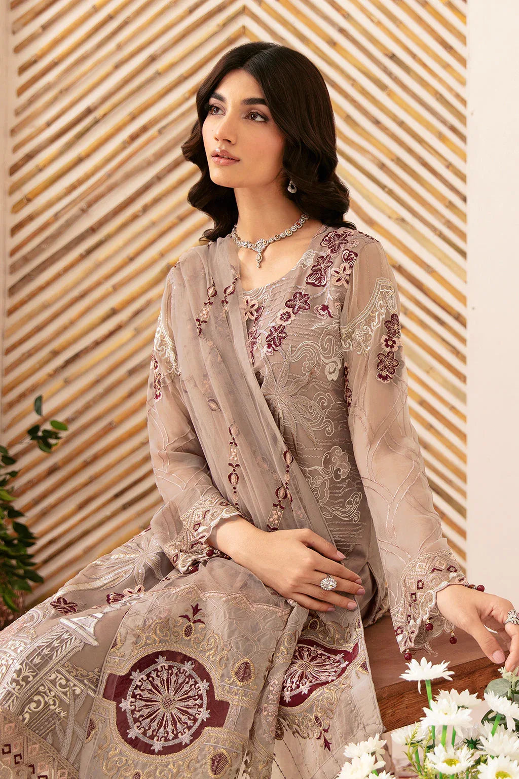 Ramsha | Rangoon Chiffon Collection 24 | D-1206 - Rang-e-Khaas