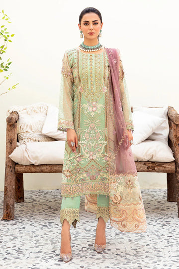 Ramsha | Minhal Organza Collection | M-905 - Rang-e-Khaas