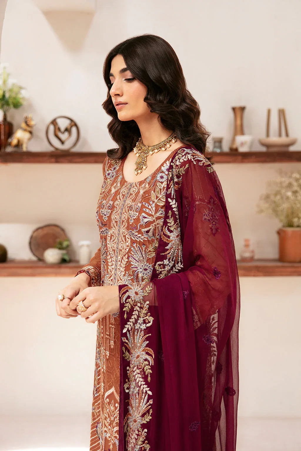 Ramsha | Rangoon Chiffon Collection 24 | D-1209 - Rang-e-Khaas