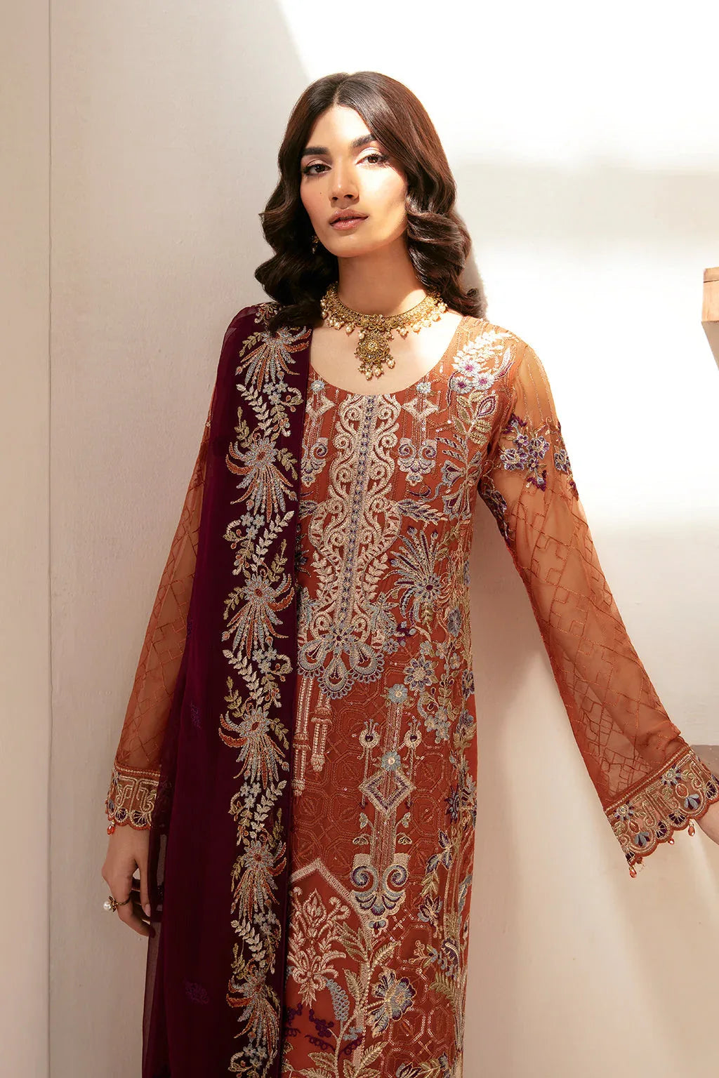 Ramsha | Rangoon Chiffon Collection 24 | D-1209 - Rang-e-Khaas
