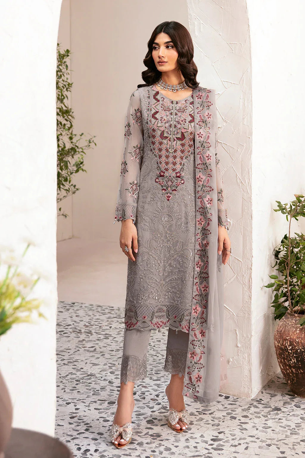 Ramsha | Rangoon Chiffon Collection 24 | D-1210 - Rang-e-Khaas