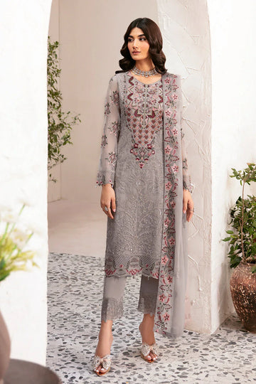 Ramsha | Rangoon Chiffon Collection 24 | D-1210 - Rang-e-Khaas