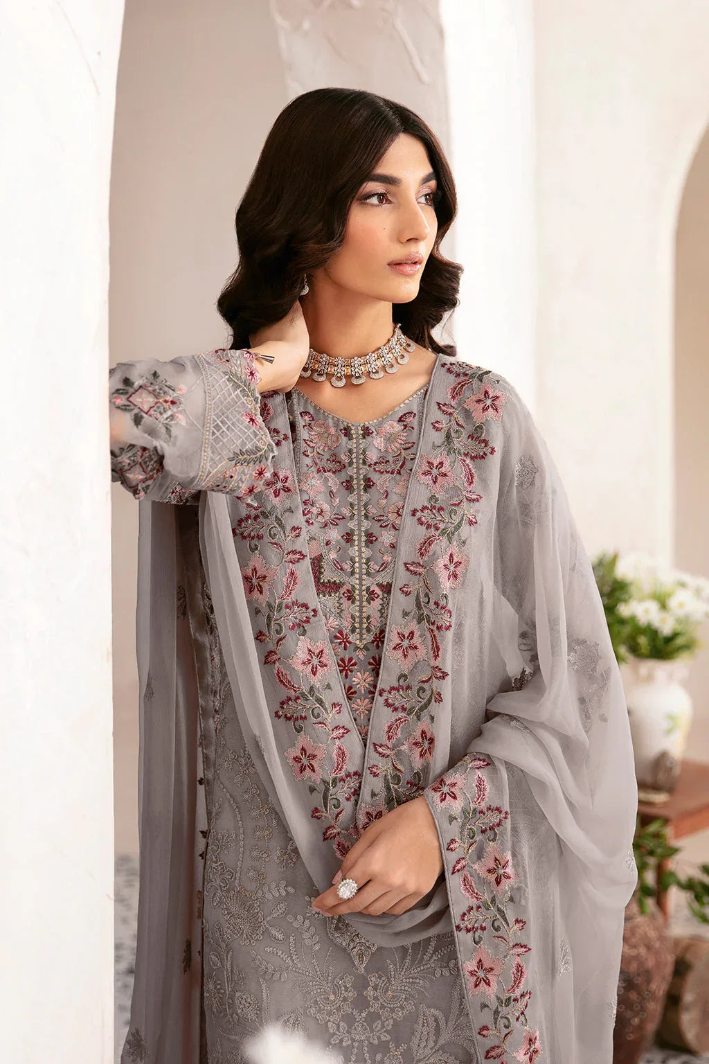 Ramsha | Rangoon Chiffon Collection 24 | D-1210 - Rang-e-Khaas