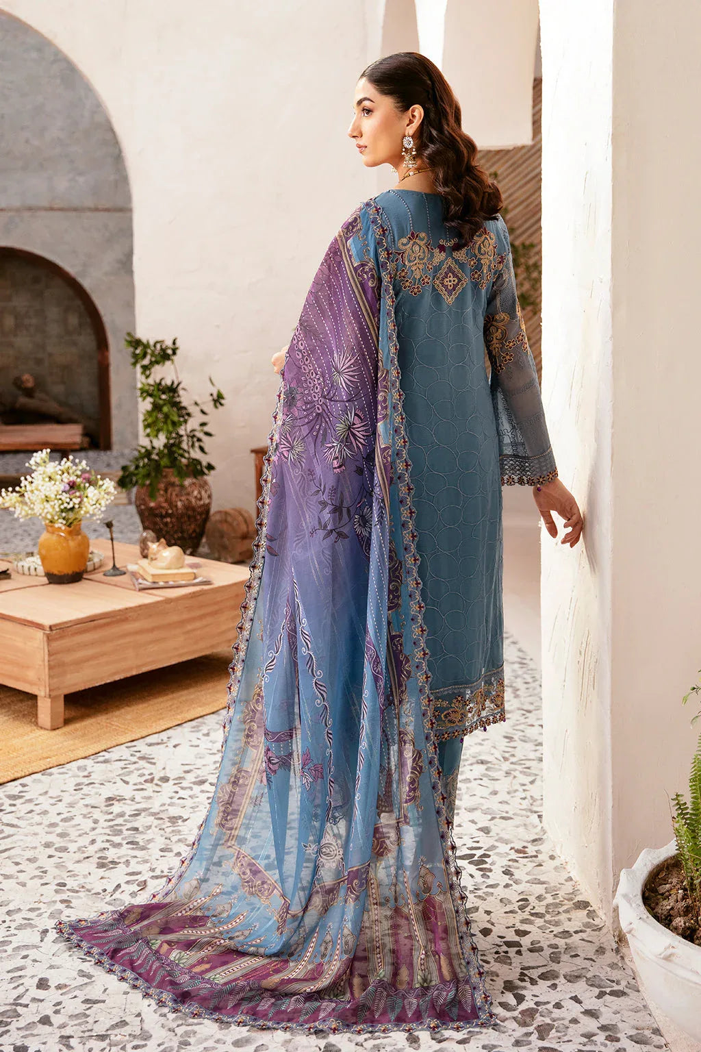 Ramsha | Rangoon Chiffon Collection 24 | D-1202 - Rang-e-Khaas