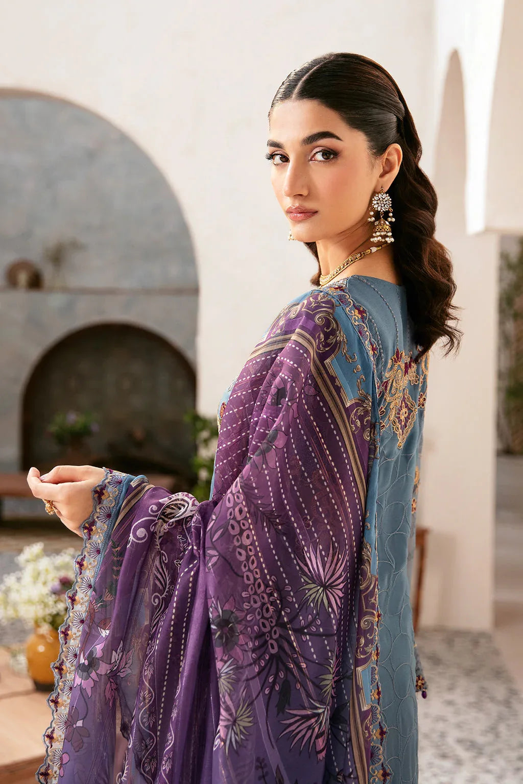 Ramsha | Rangoon Chiffon Collection 24 | D-1202 - Rang-e-Khaas
