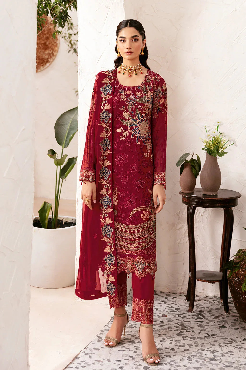 Ramsha | Rangoon Chiffon Collection 24 | D-1205 - Rang-e-Khaas