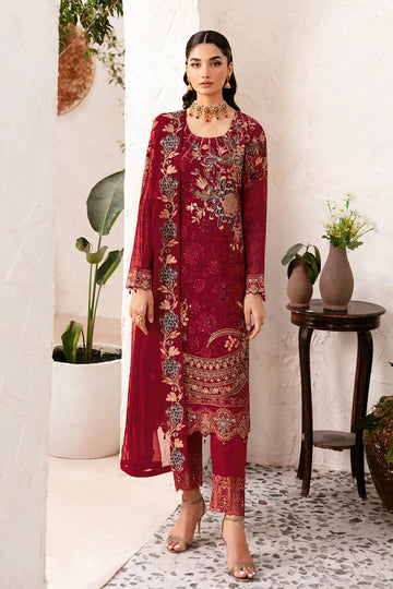 Ramsha | Rangoon Chiffon Collection 24 | D-1205 - Rang-e-Khaas