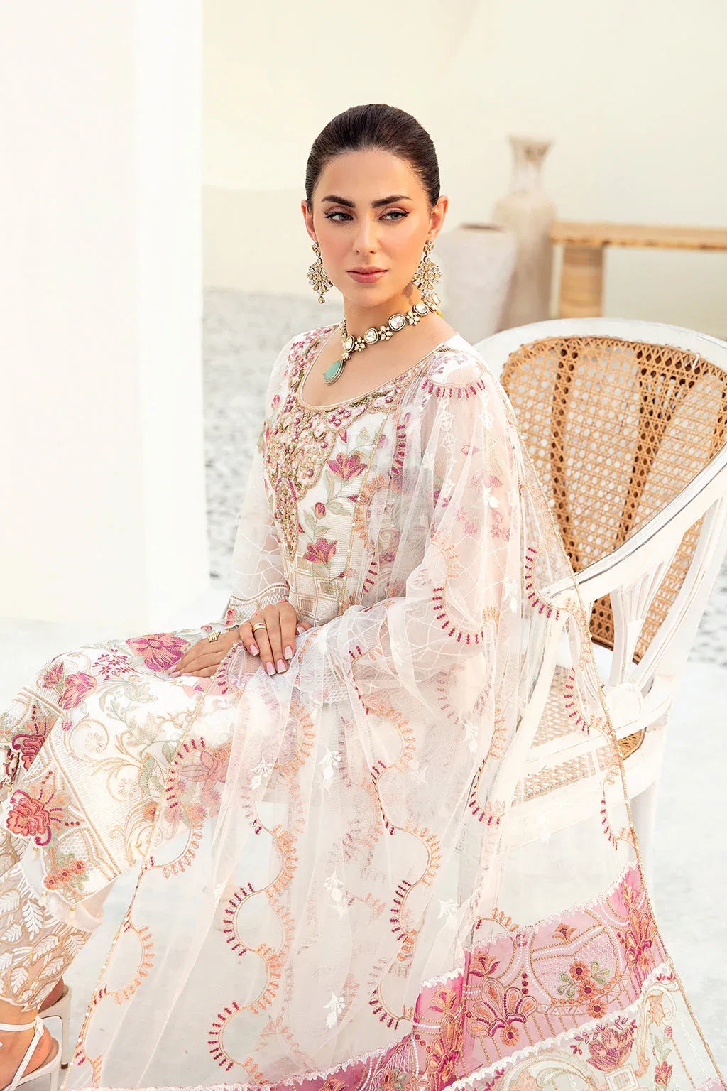 Ramsha | Minhal Organza Collection | M-907 - Rang-e-Khaas