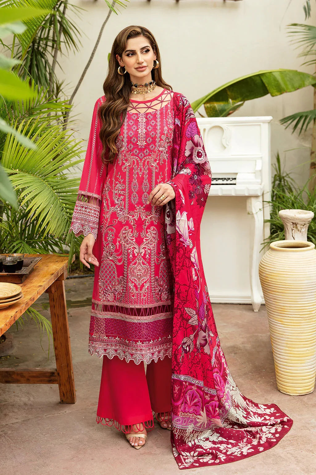 Ramsha | Riwayat Lawn Collection| Y-810 - Rang-e-Khaas