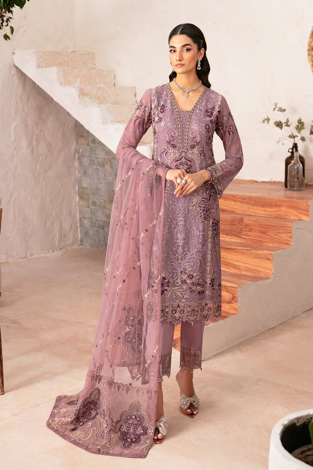 Ramsha | Rangoon Chiffon Collection 24 | D-1208 - Rang-e-Khaas