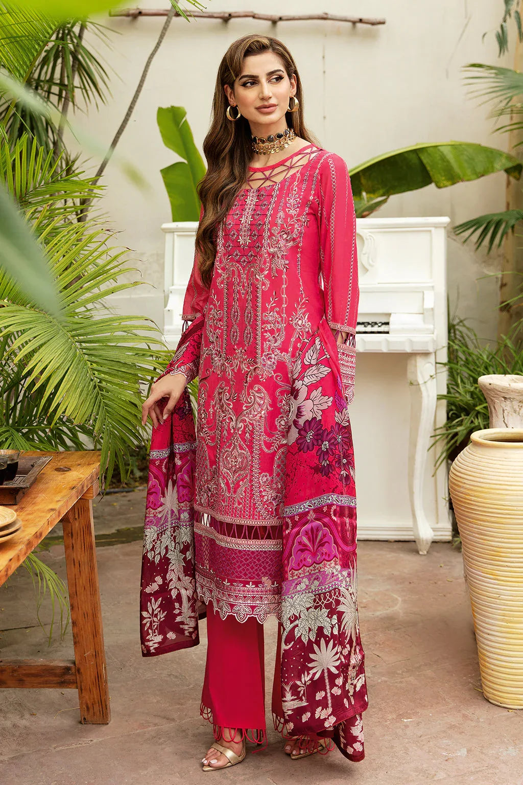 Ramsha | Riwayat Lawn Collection| Y-810 - Rang-e-Khaas