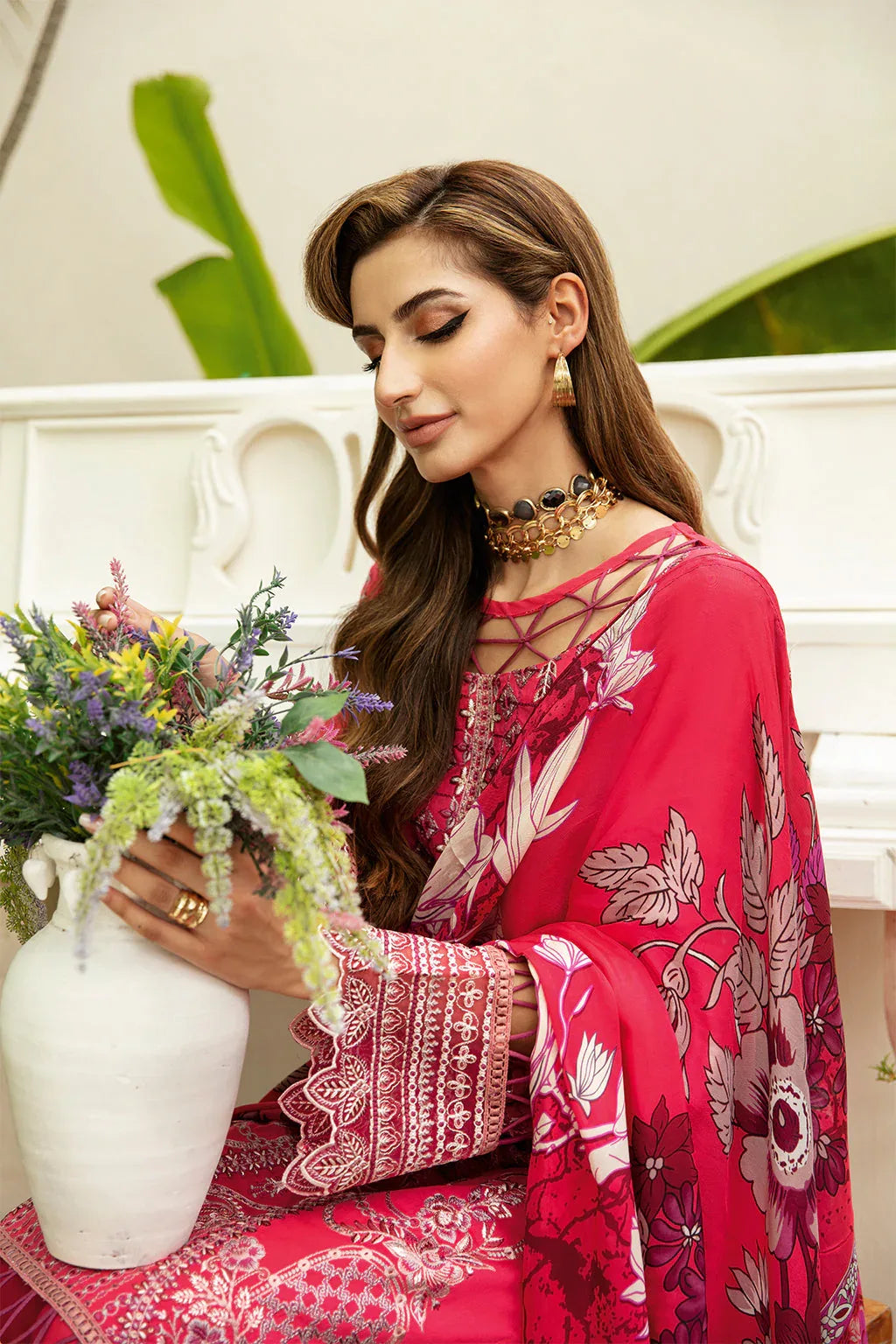 Ramsha | Luxury Lawn 24 | Y-810 - Rang-e-Khaas