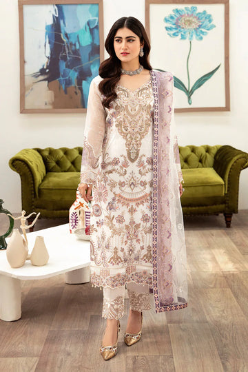 Ramsha | Minhal Organza Collection | M-1002 - Rang-e-Khaas