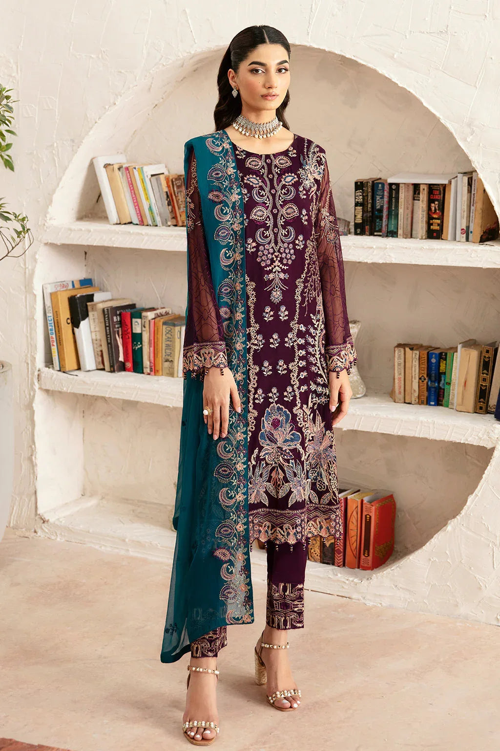 Ramsha | Rangoon Chiffon Collection 24 | D-1211 - Rang-e-Khaas