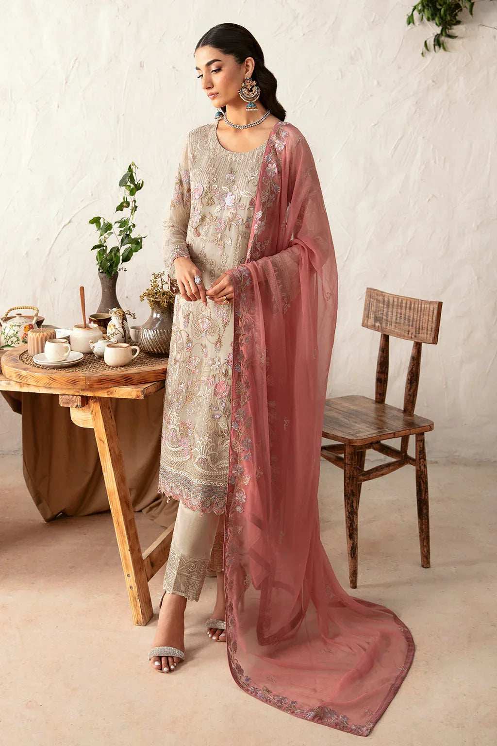 Ramsha | Rangoon Chiffon Collection 24 | D-1212 - Rang-e-Khaas