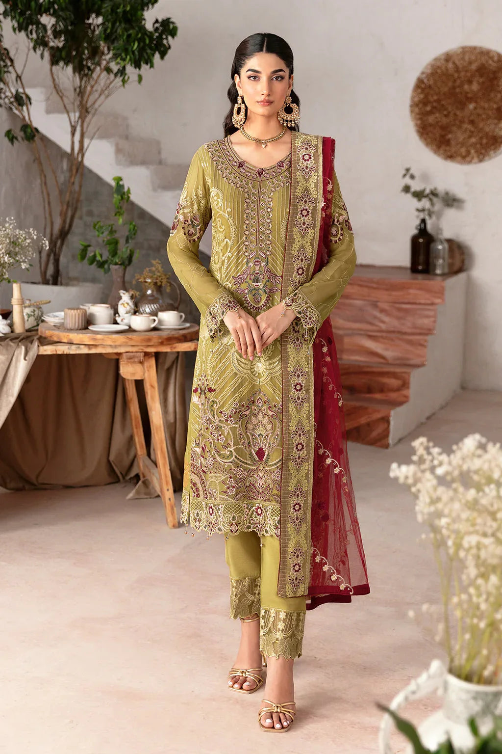 Ramsha | Rangoon Chiffon Collection 24 | D-1203 - Rang-e-Khaas