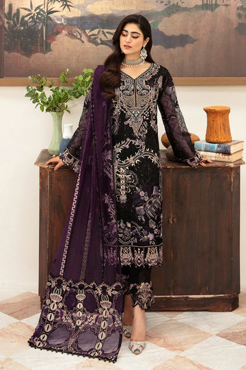 Ramsha | Minhal Organza Collection | M-1006 - Rang-e-Khaas
