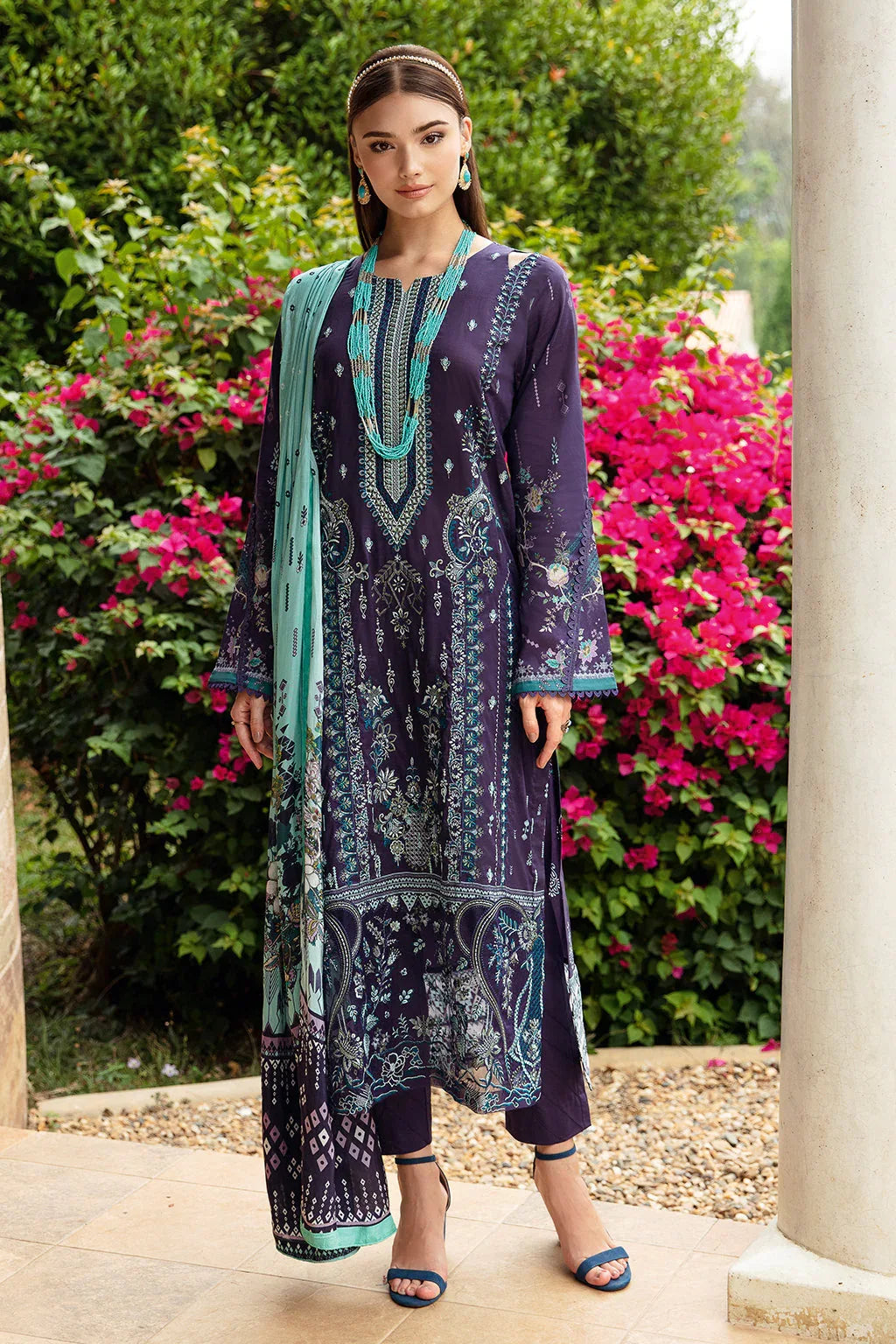 Ramsha | Riwayat Lawn Collection| Y-904 - Rang-e-Khaas