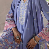 Qalamkar | Qlinekari Linen Collection | LM-09 LORNA